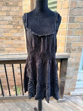 BOUTIQUE SAN FRANCISCO Black Sleeveless Dress Like New Worn Once Size XL Stretch